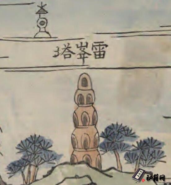 古籍.西湖佳景.湖上扶摇子辑.彩色图绘套印本.1750年